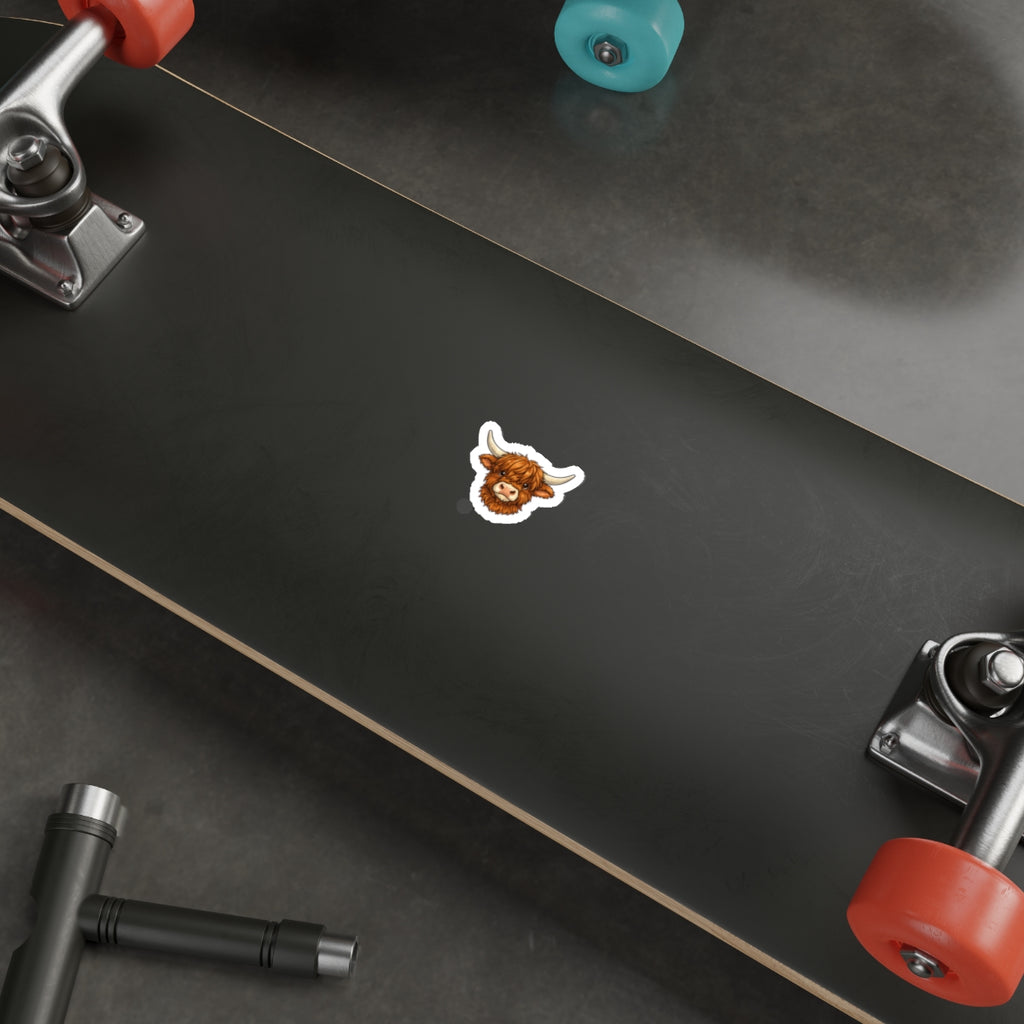 Highland Cow Die-Cut Sticker