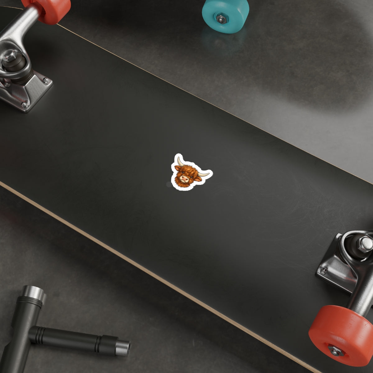 Highland Cow Die-Cut Sticker