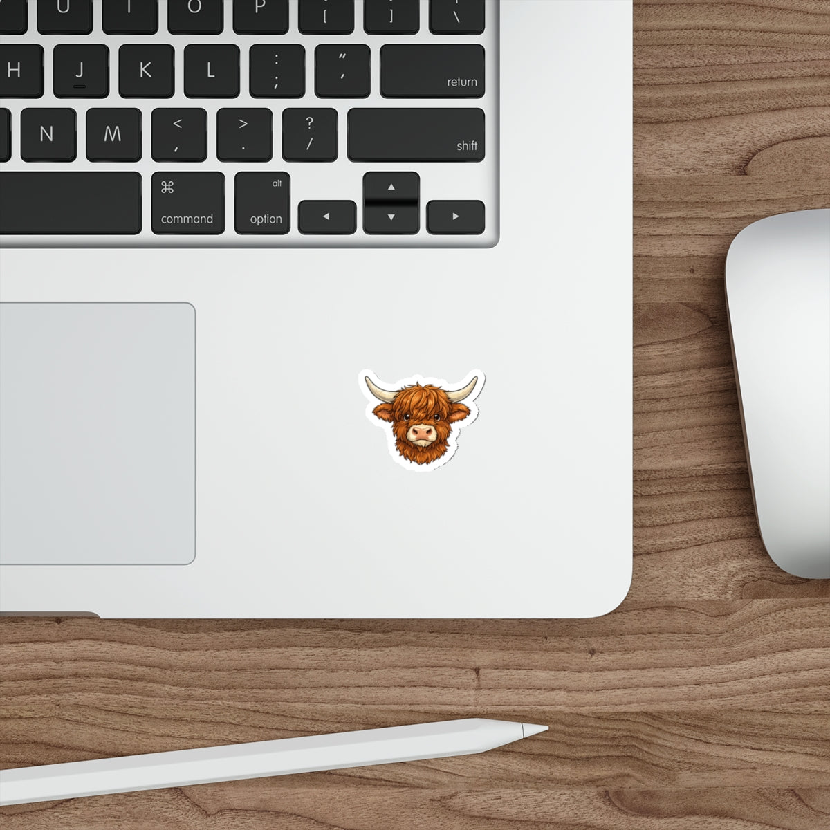 Highland Cow Die-Cut Sticker
