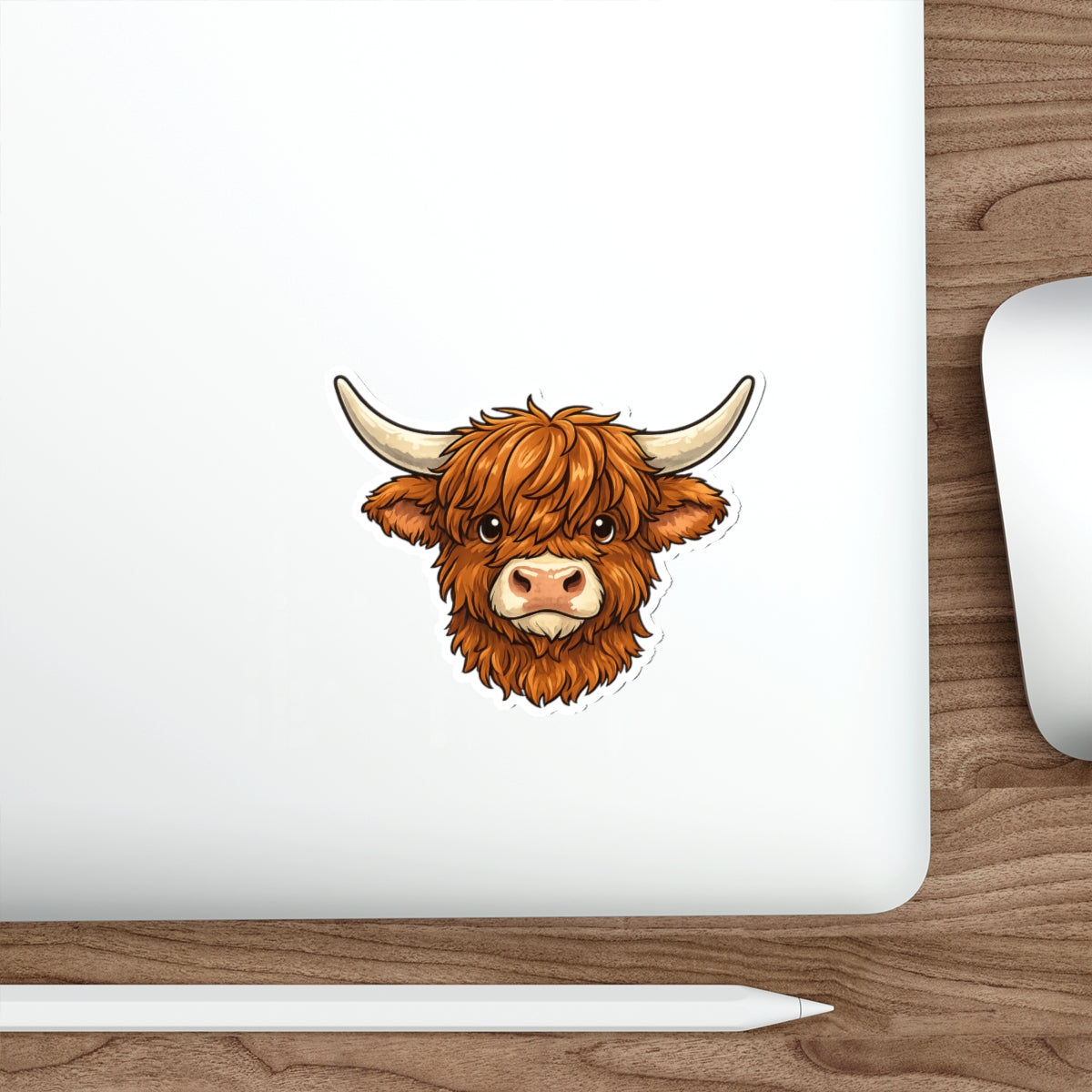 Highland Cow Die-Cut Sticker