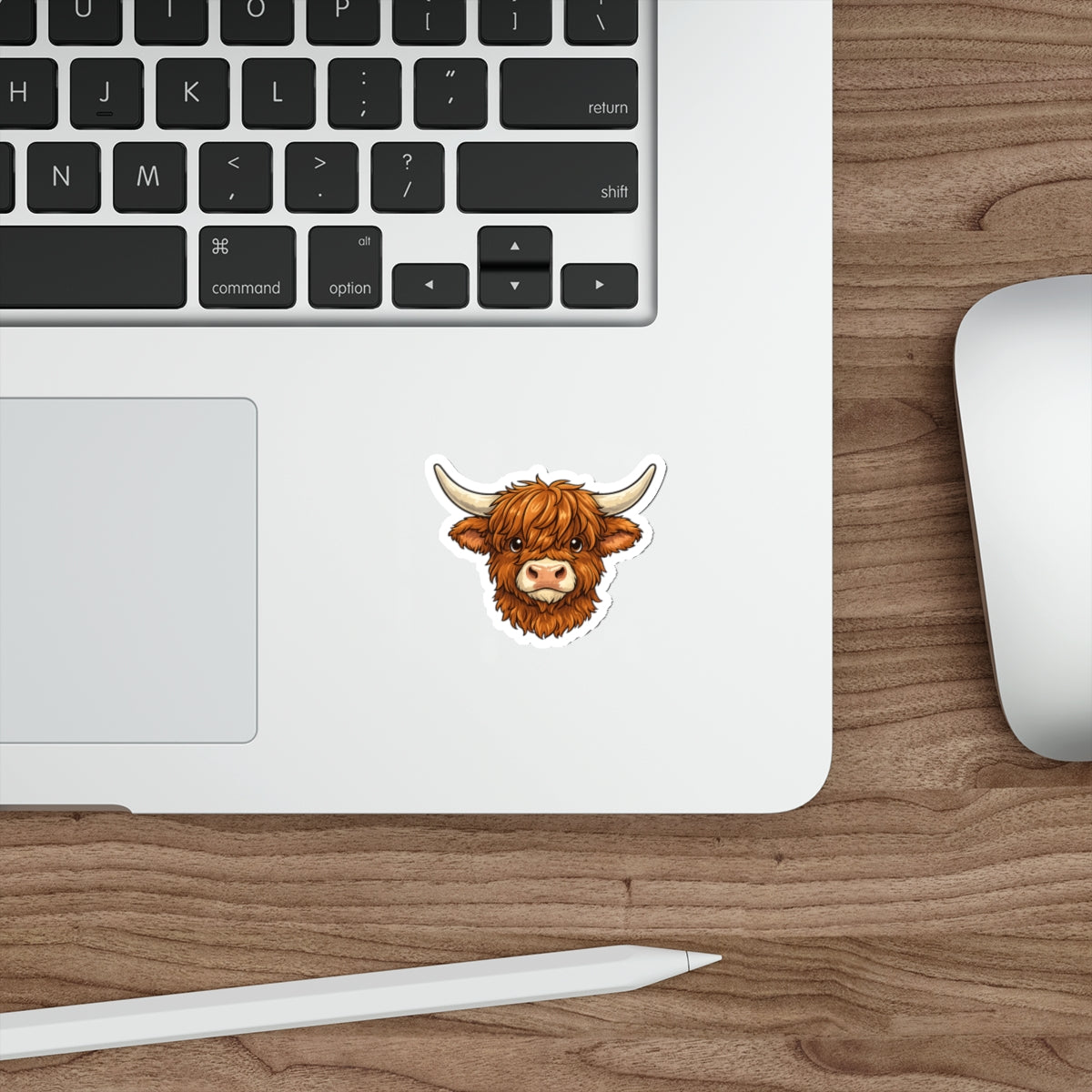 Highland Cow Die-Cut Sticker