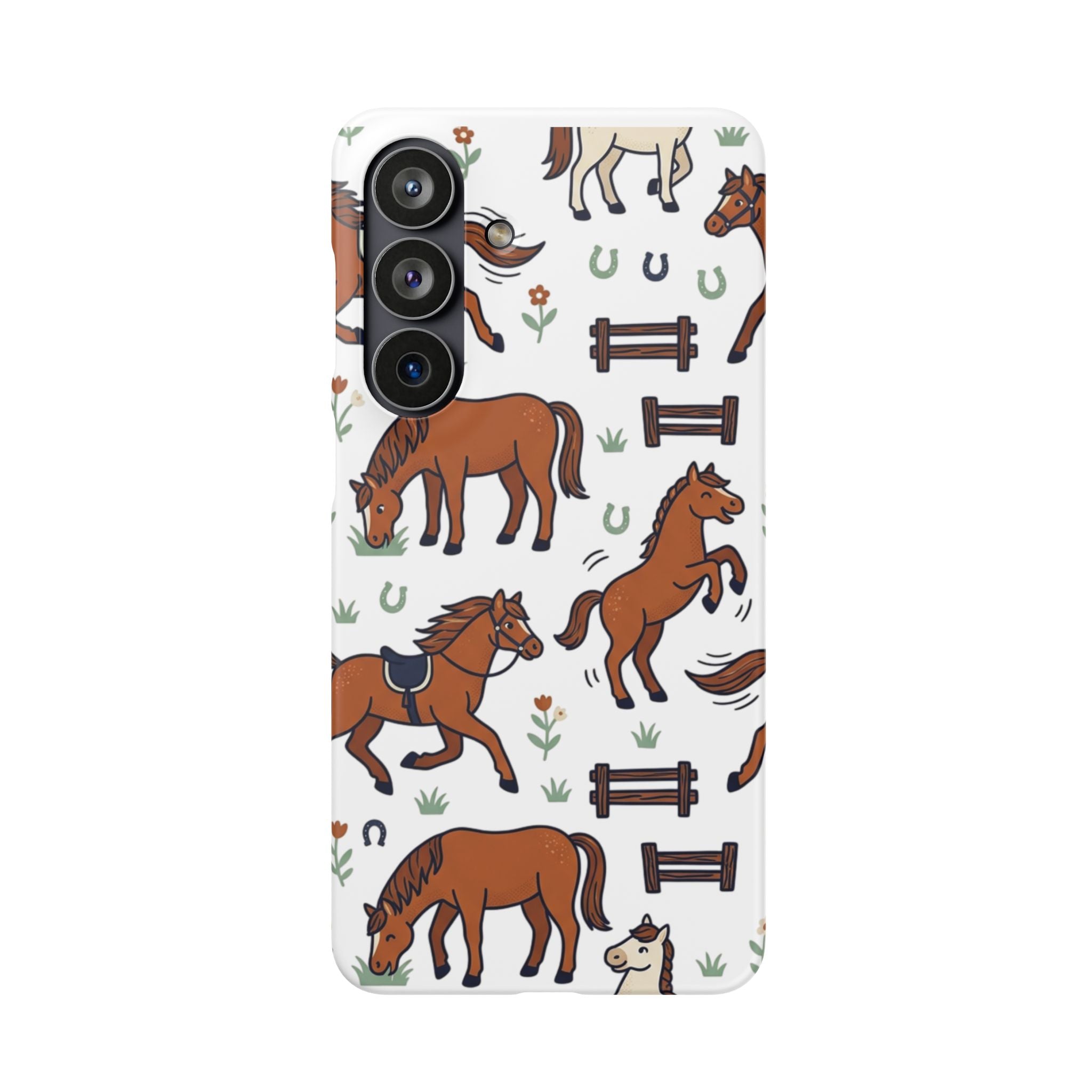 CountryTails Horse Pattern | Horse print Snap Case