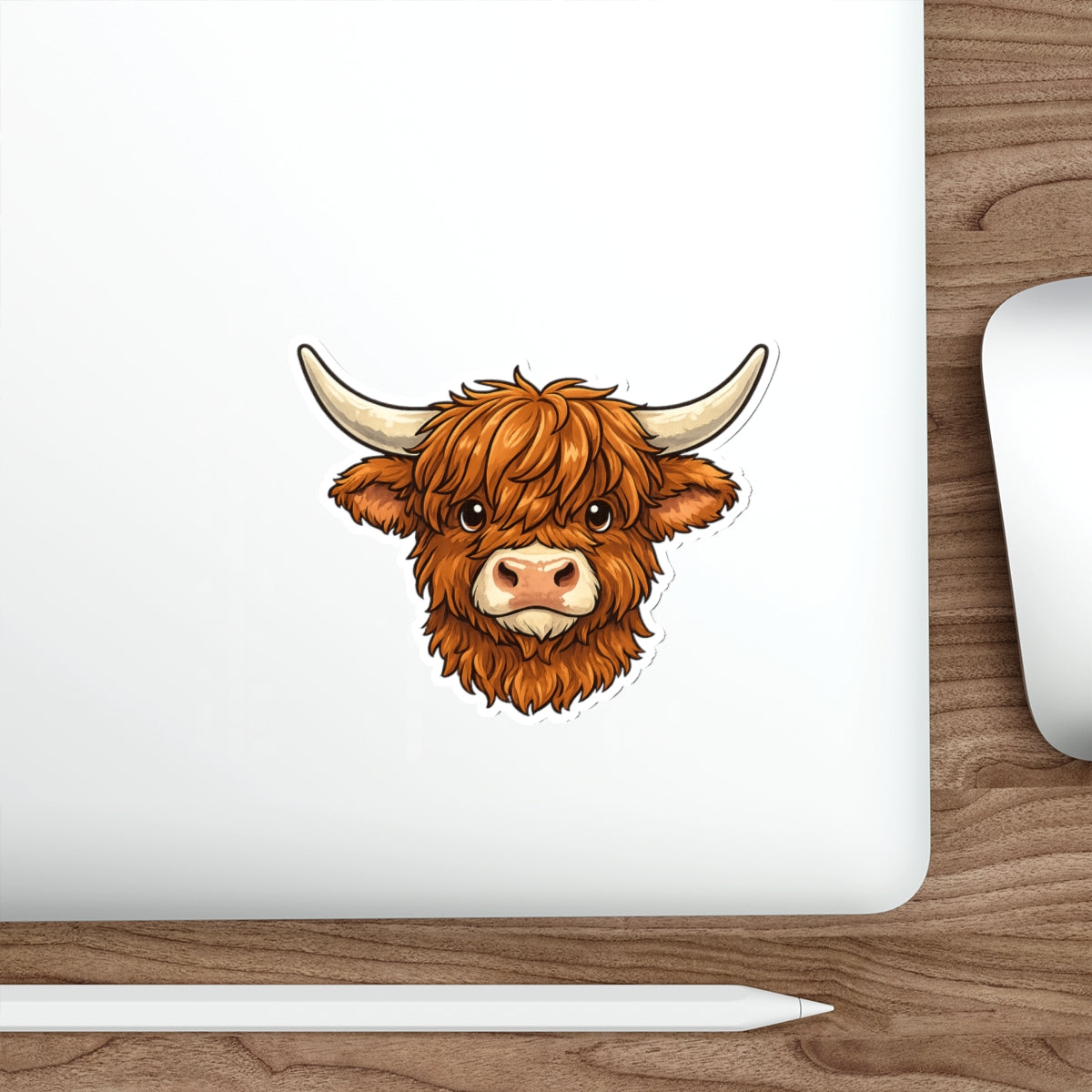 Highland Cow Die-Cut Sticker